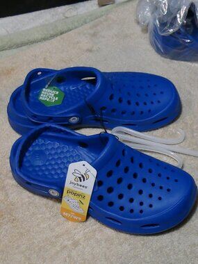 Joybees Men’s Womens Chance Clogs Slip-on Non Marking Royal Blue